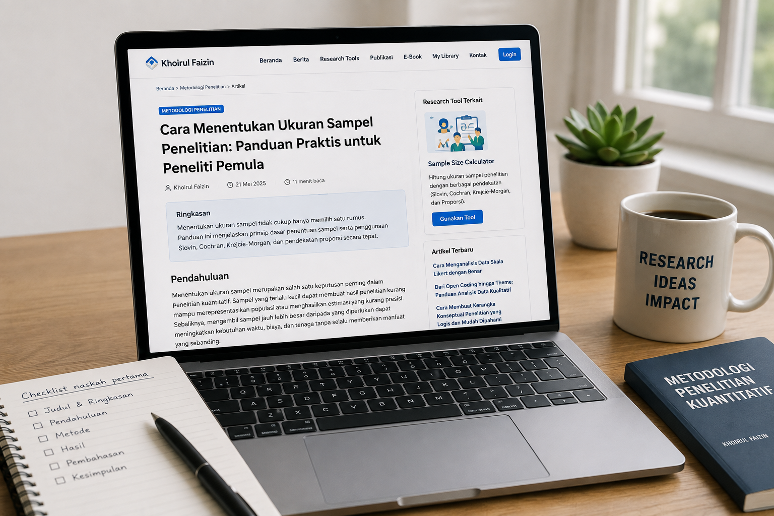 Cara Menentukan Ukuran Sampel Penelitian: Panduan Praktis untuk Peneliti Pemula