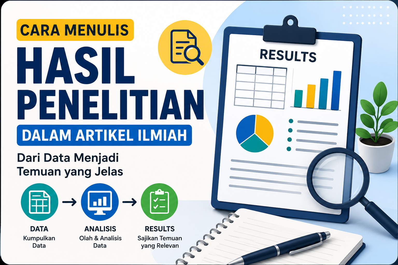 Cara Menulis Hasil Penelitian dalam Artikel Ilmiah: Dari Data Menjadi Temuan yang Jelas